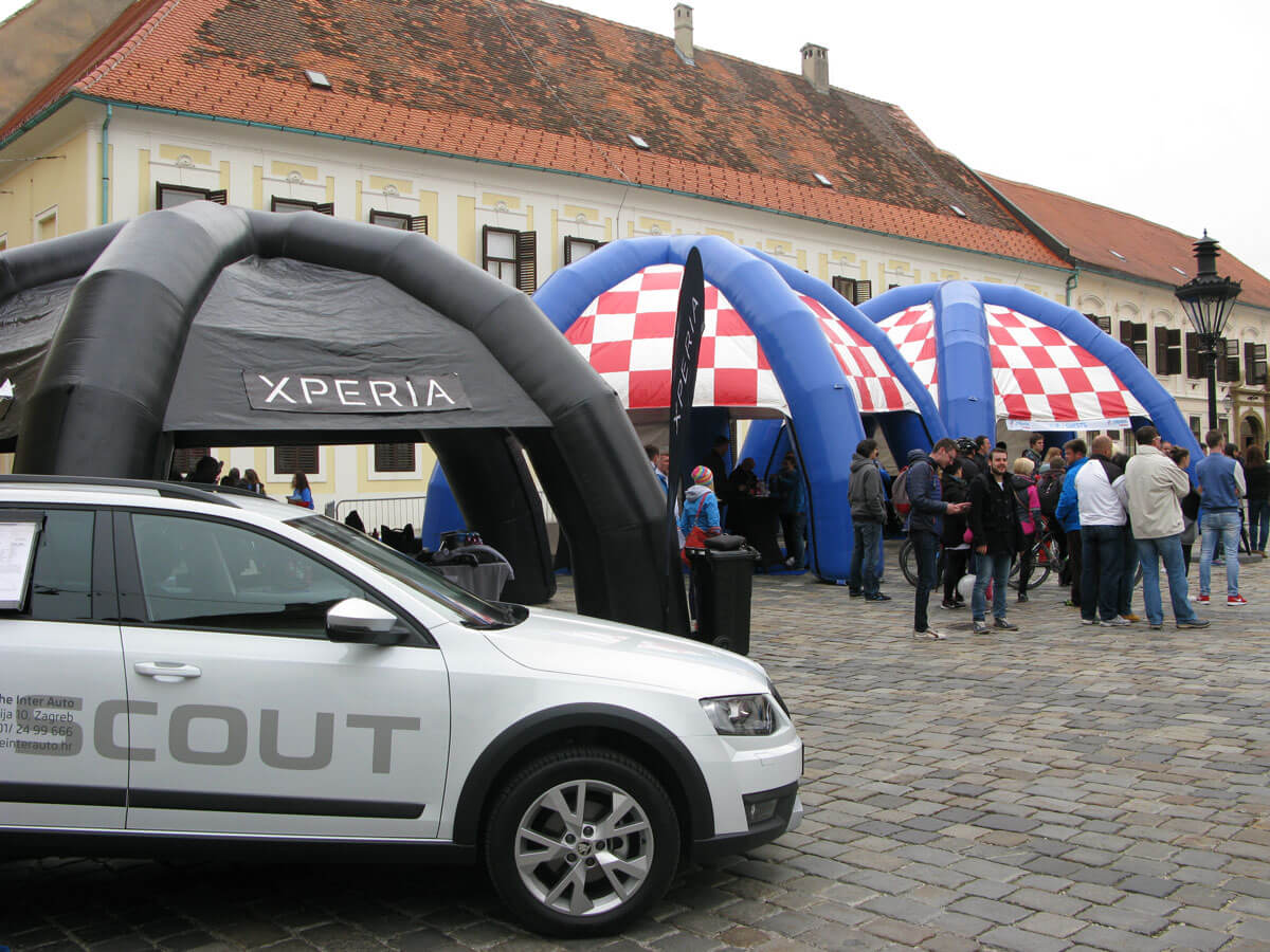 Sony Xperia Tour of Croatia hotspot