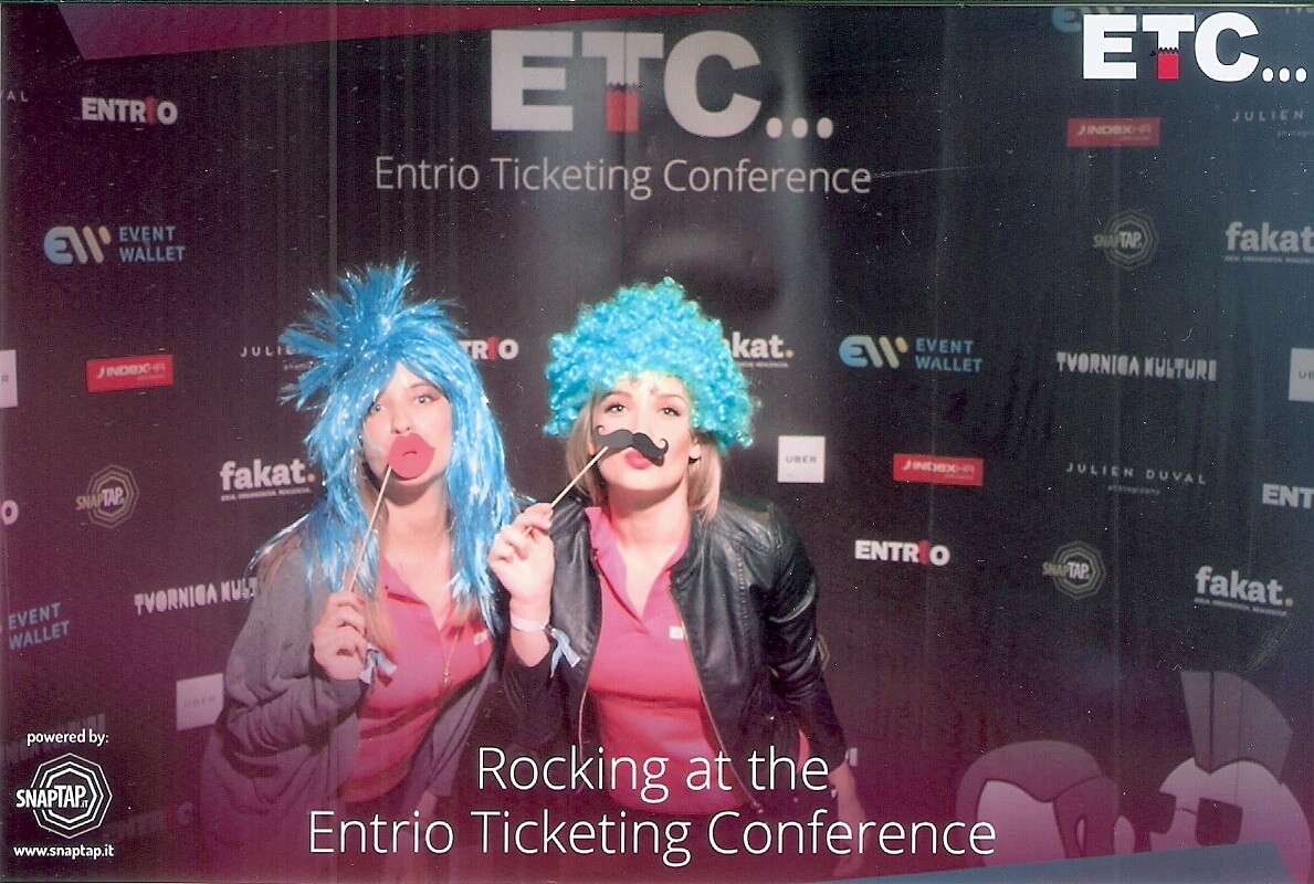 Entrio Ticketing Conference photo corner